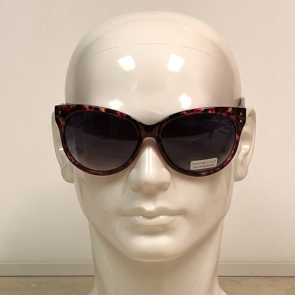 Tommy Hilfiger Accessories - Tommy Hilfiger Red & Black Cat-Eye Sunglasses